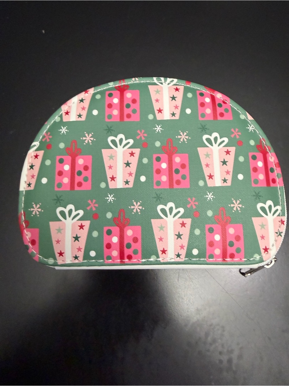 Bath and Body Works Holiday Gift-Print Zip Pouch Nail Kit